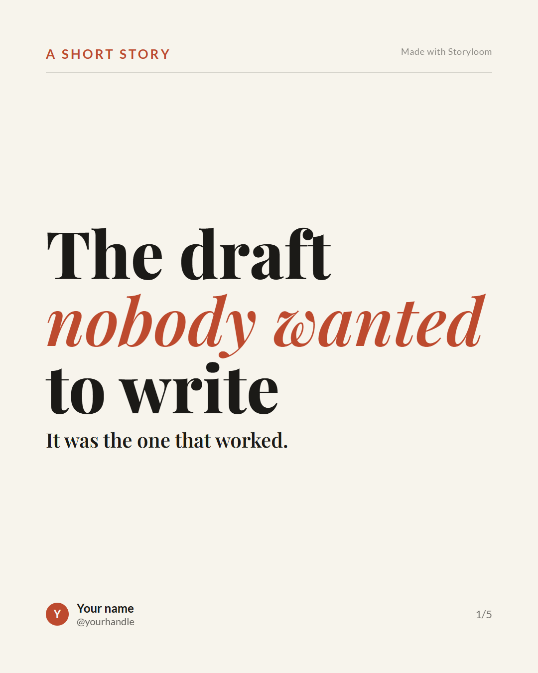 Editorial Clean style: The draft nobody wanted to write