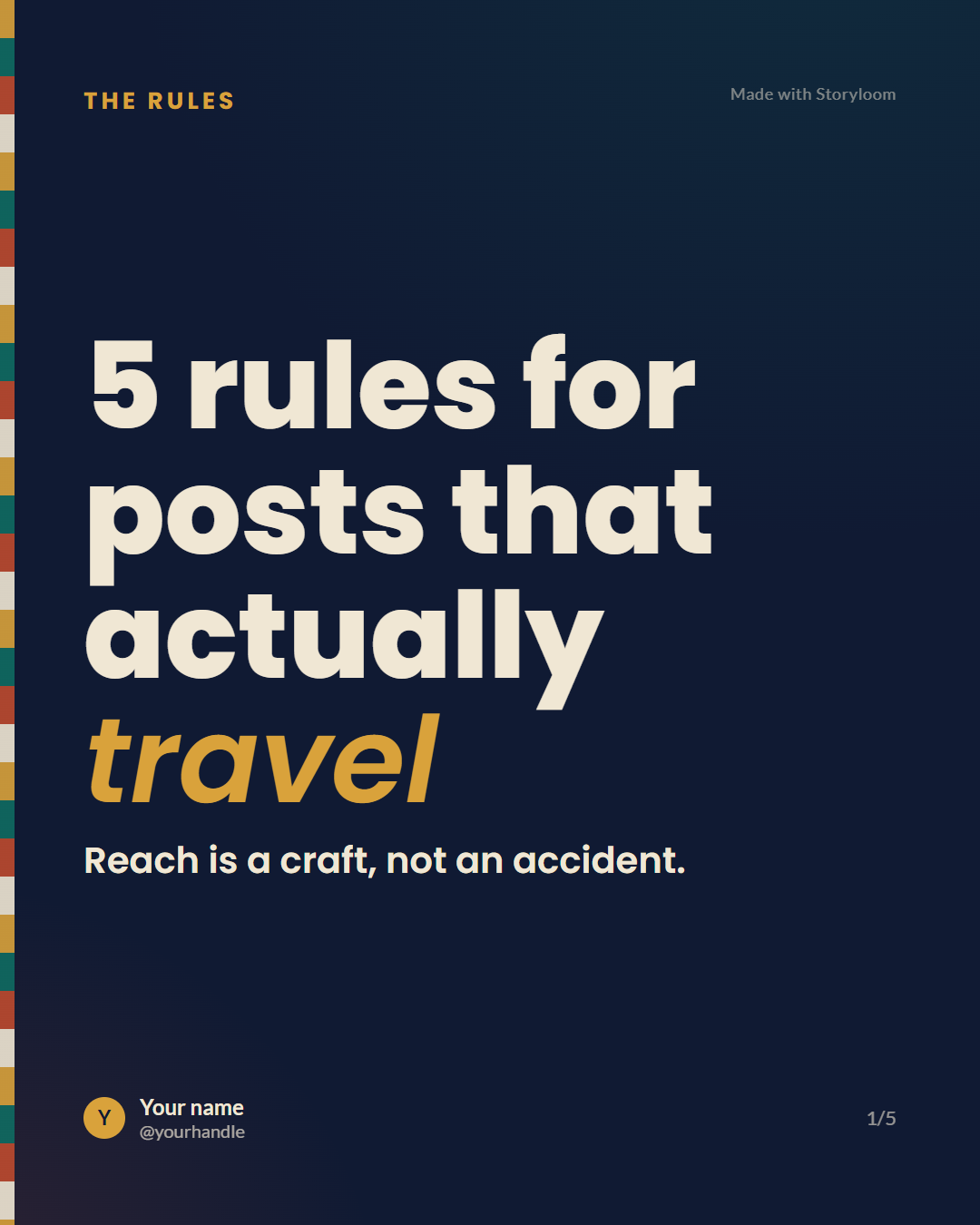 Signature African style: 5 rules for posts that travel